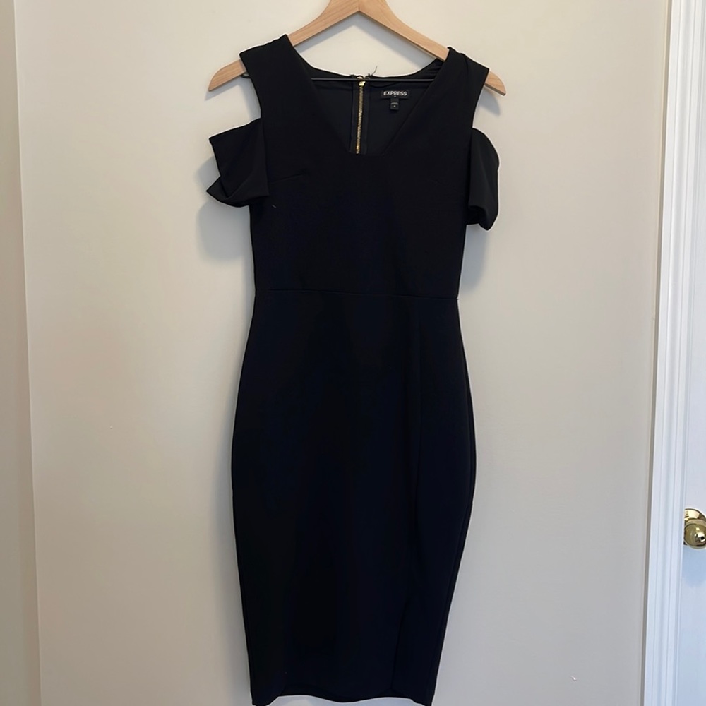 Express Black MIDI Dress Size 4
